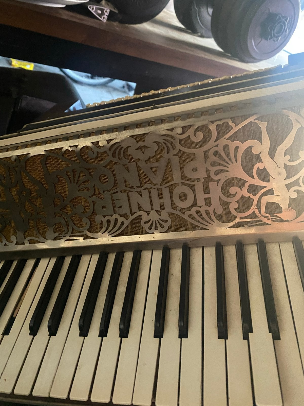 Hohner Piano Accordeon - Opknapper, Muziek en Instrumenten, Ophalen of Verzenden, Gebruikt, Toetsaccordeon, Hohner
