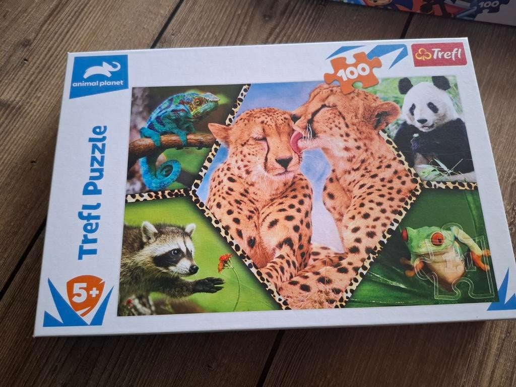 Trefl Puzzel 100 stukjes Dieren Animal Planet nette staat, Ophalen of Verzenden, Meer dan 50 stukjes, Gebruikt, 6 jaar of ouder