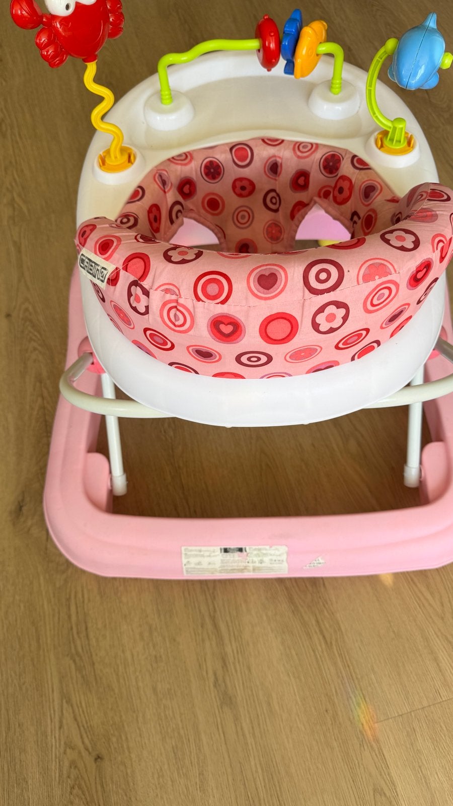 Loopstoeltje CabinoBabywalker - In hoogte verstelbaar, Kinderen en Baby's, Boxen, Ophalen of Verzenden, Gebruikt