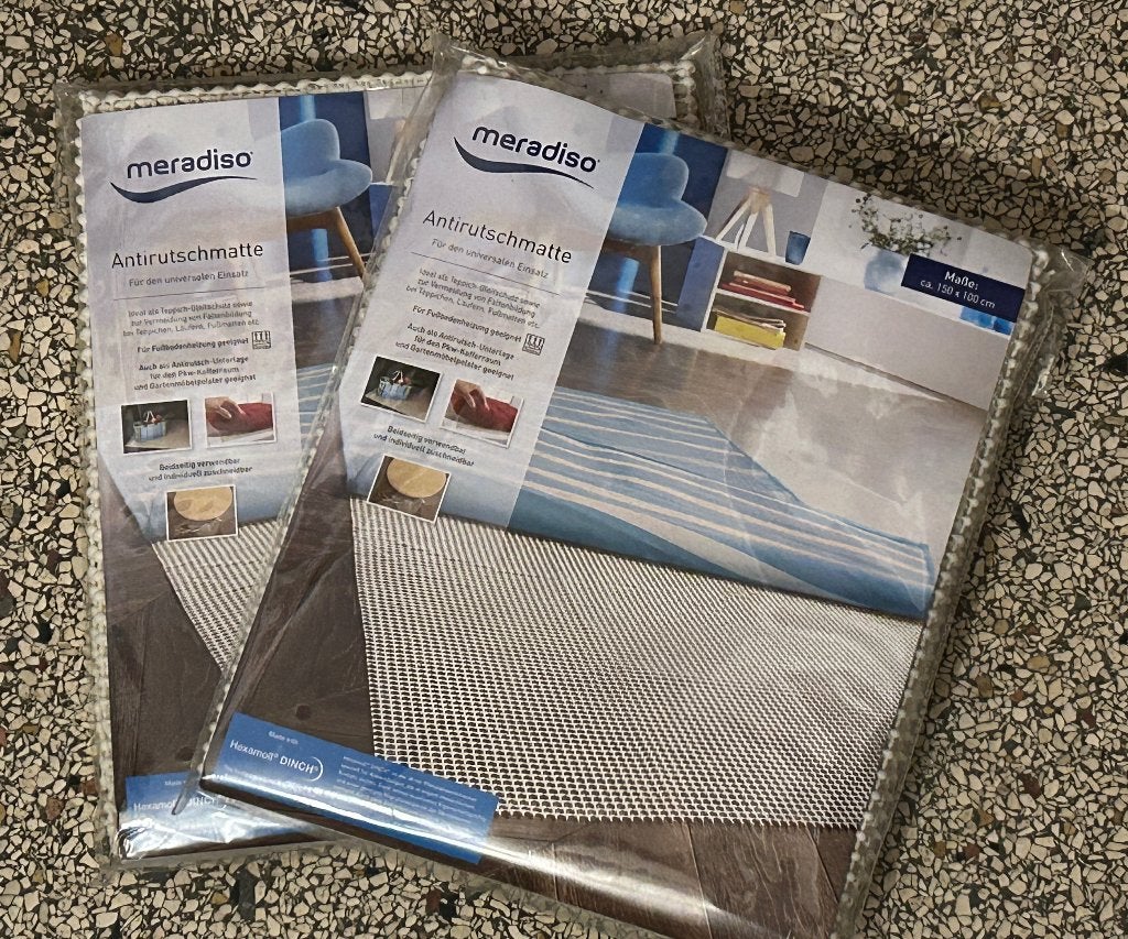 2 pakken Meradiso antislip , 150 x 100, 100 tot 150 cm, Nieuw, Rechthoekig, 50 tot 100 cm
