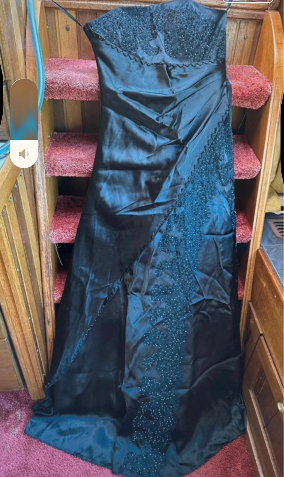 Galajurk zwart maat 36/38, Kleding | Dames, Gelegenheidskleding, Galajurk, Zwart, Ophalen of Verzenden, Zo goed als nieuw