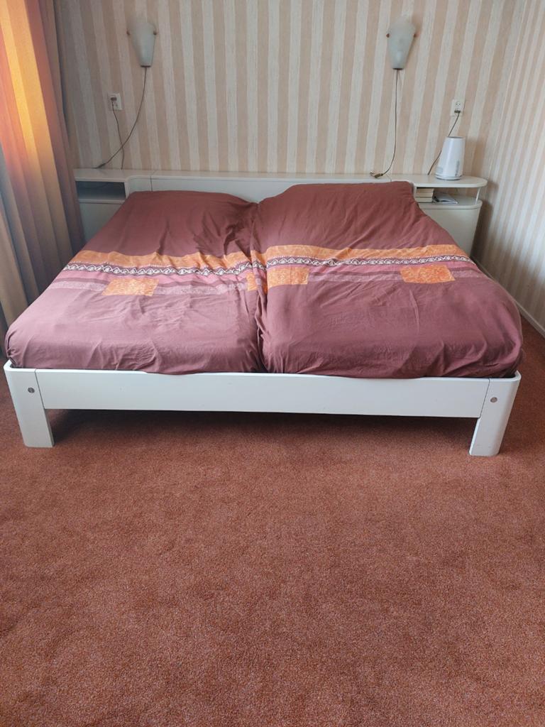 Auping bed, Ophalen, Tweepersoons, 180 cm, Hout