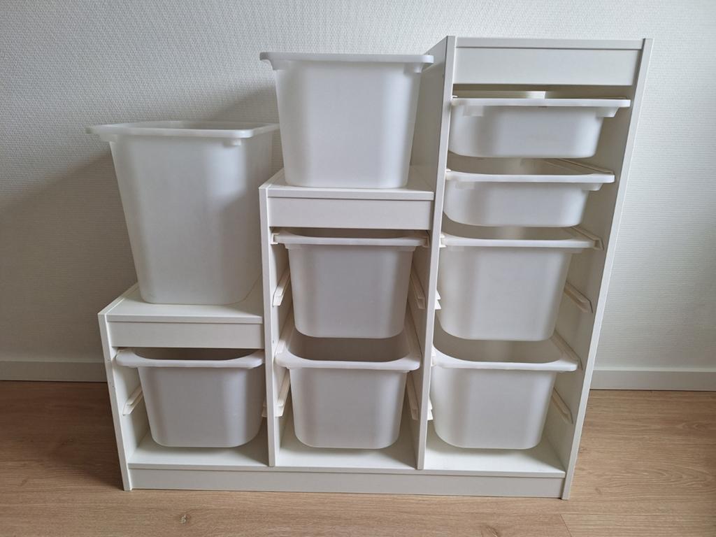 IKEA Trofast opbergcombinatie met bakken, Ophalen, Gebruikt, Kast, 75 tot 100 cm