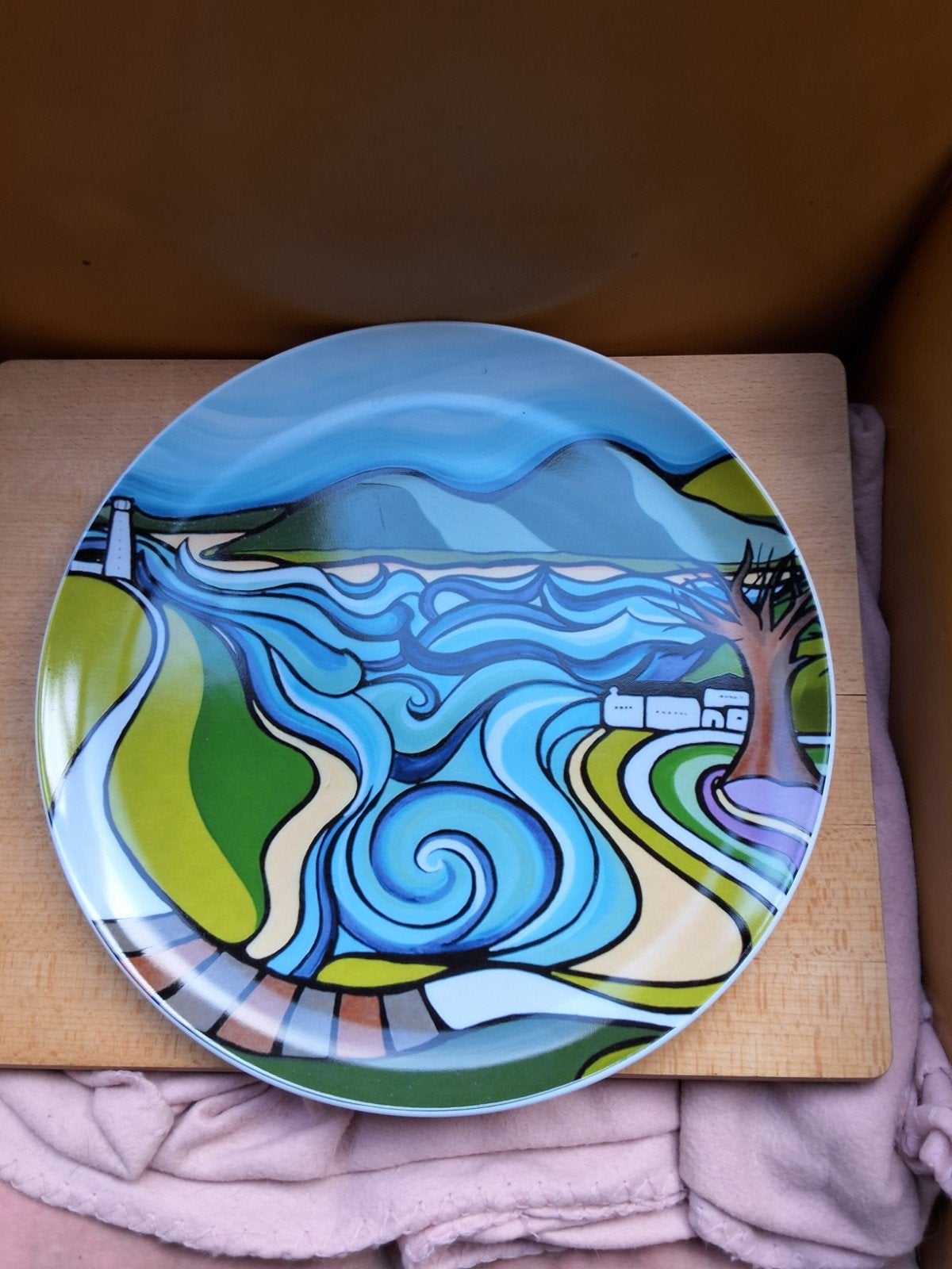 Arty Plate "Bunnahabhain Islay" by Nicolette Arens, Ophalen of Verzenden