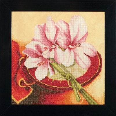Borduurpakket Flowers from the orient (3) 35008, Hobby en Vrije tijd, Borduren en Borduurmachines, Nieuw, Borduurpakket, Handborduren