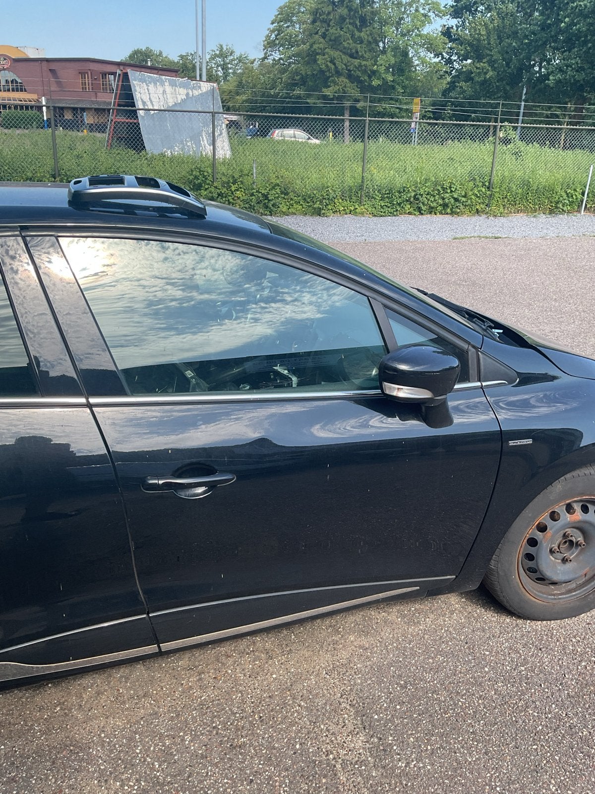 Portier passagierskant Renault Clio zwart 2018 COMPLEET, Gebruikt, Rechts, Ophalen of Verzenden, Renault