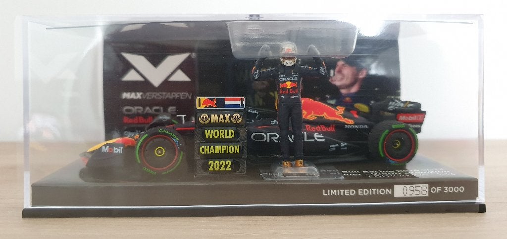 Max Verstappen WORLD CHAMPION 2022 1:43 Edition 105 NIEUW, Ophalen of Verzenden, Nieuw, Formule 1