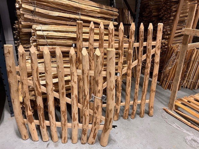 Ambachtelijke poortje hout + beslag tuinhek deurt schapenhek, Tuin en Terras, Met poort, Nieuw, Ophalen of Verzenden, Tuinhek