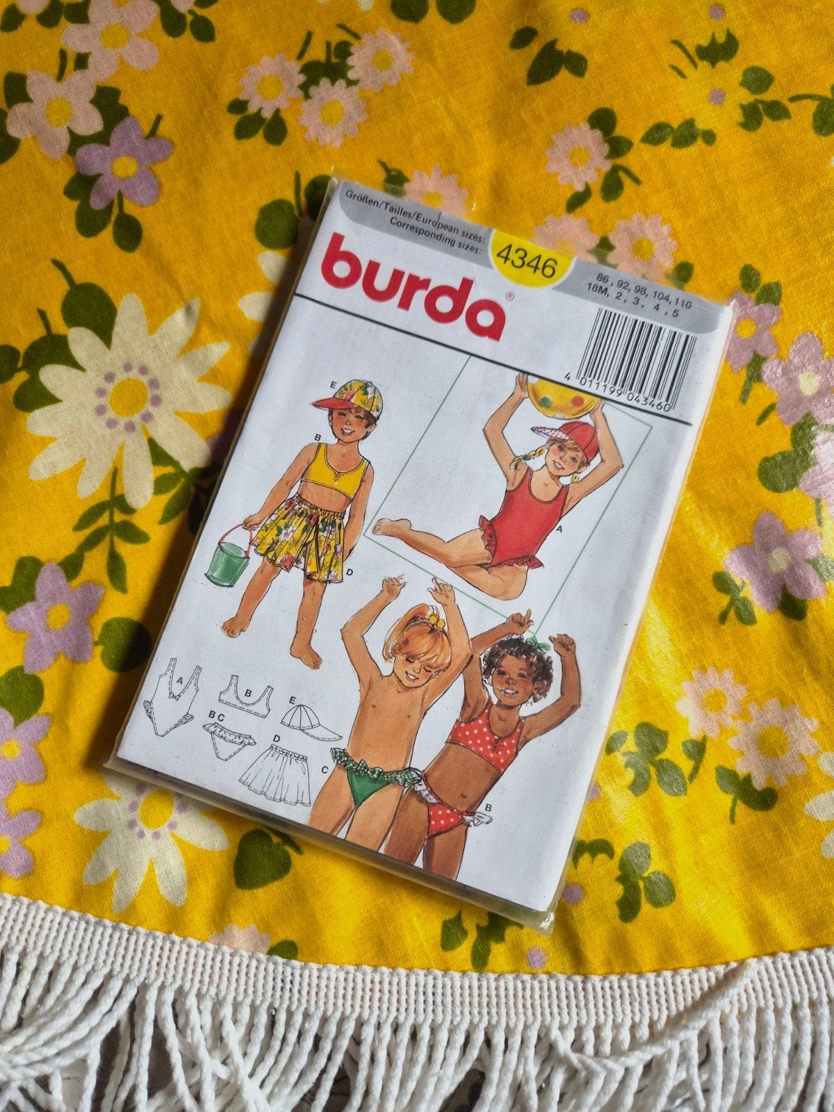 Vintage Burda patronen Zwemkleding, Antiek en Kunst, Ophalen of Verzenden