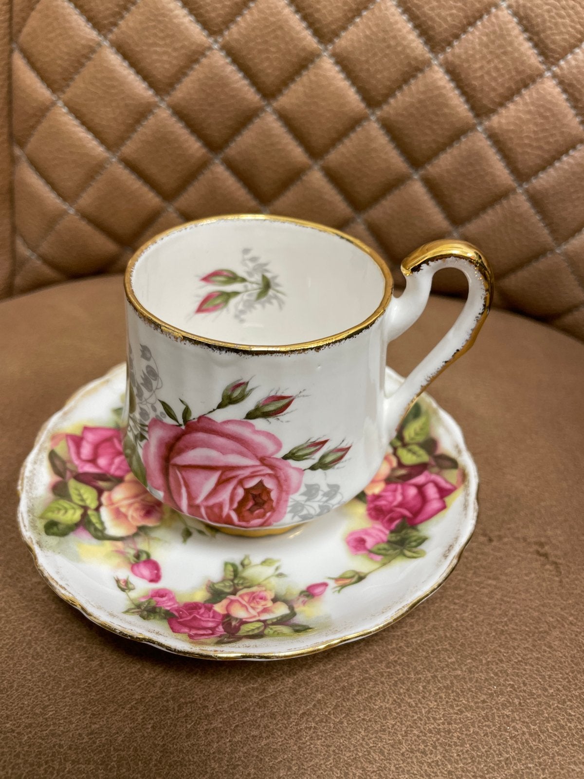 Vintage Royal Priory Dale Princess kop en schotel, Ophalen of Verzenden