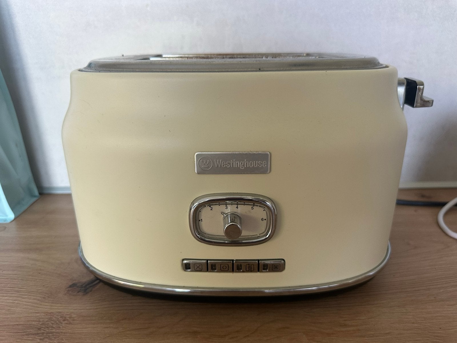 Westinghouse Retro Broodrooster - Crème, Ophalen of Verzenden, Gebruikt