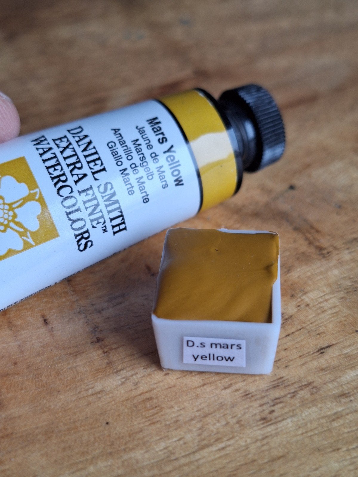 Daniel Smith Mars Yellow aquarelverf (½ napje), Ophalen of Verzenden, Nieuw, Waterverf