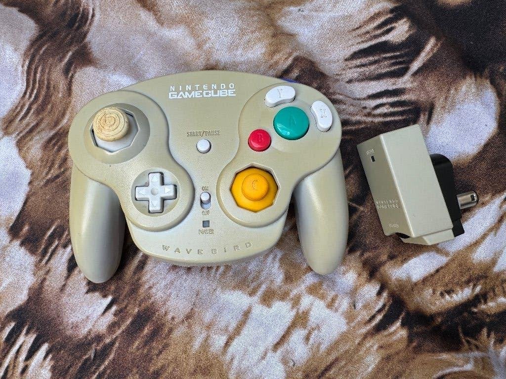 Nintendo GameCube Wavebird Wireless Controller met Receiver, Gebruikt, Overige controllers, Ophalen of Verzenden, Draadloos