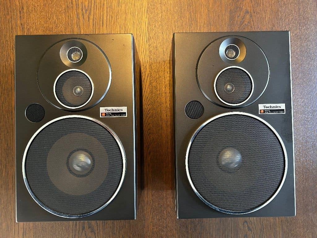 Technics SB-F6 Linear Phase Speaker System, Gebruikt, 60 tot 120 watt, Boekenplank luidspreker, Ophalen