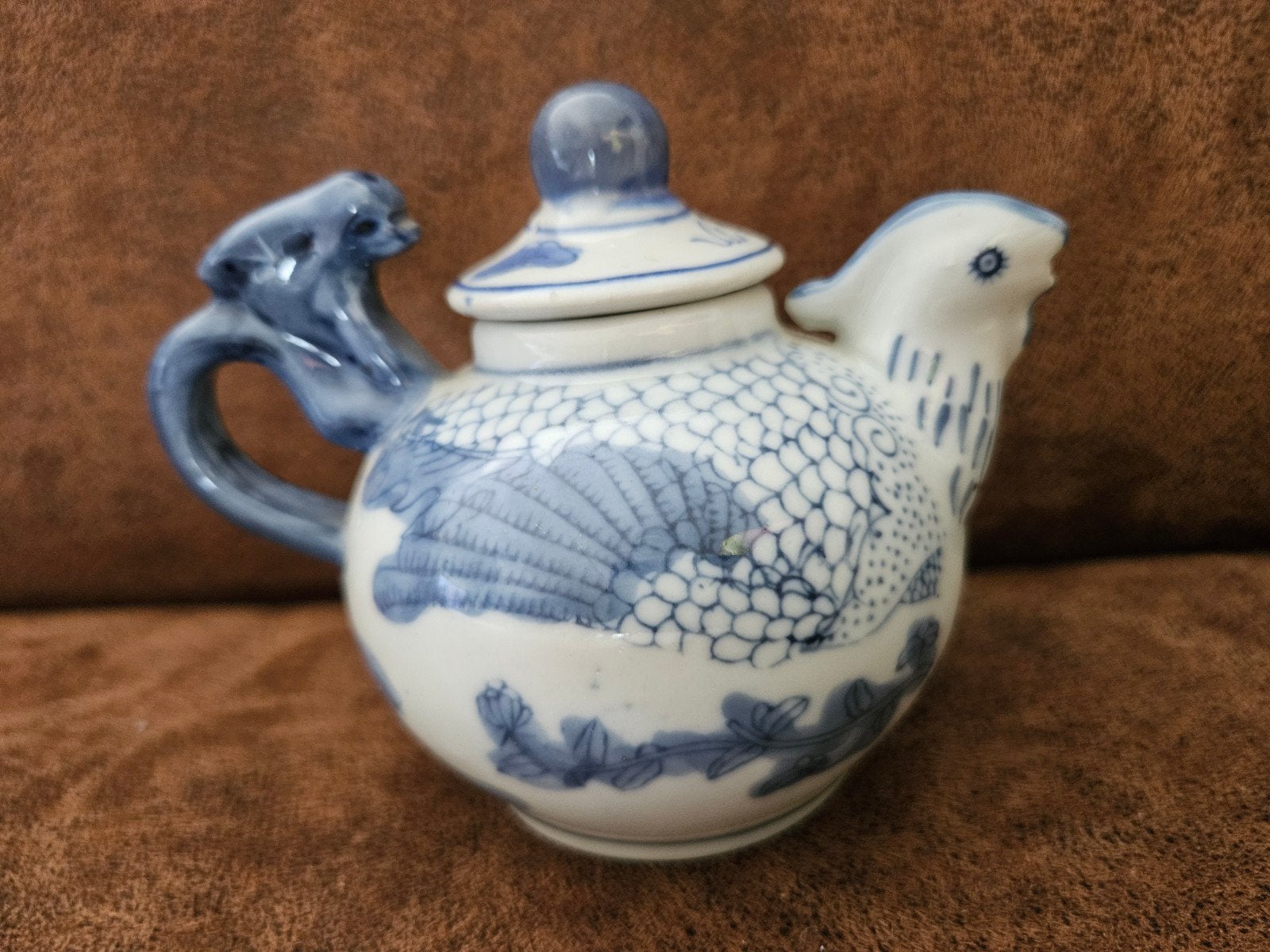 Chinoiserie theepotje, Ophalen