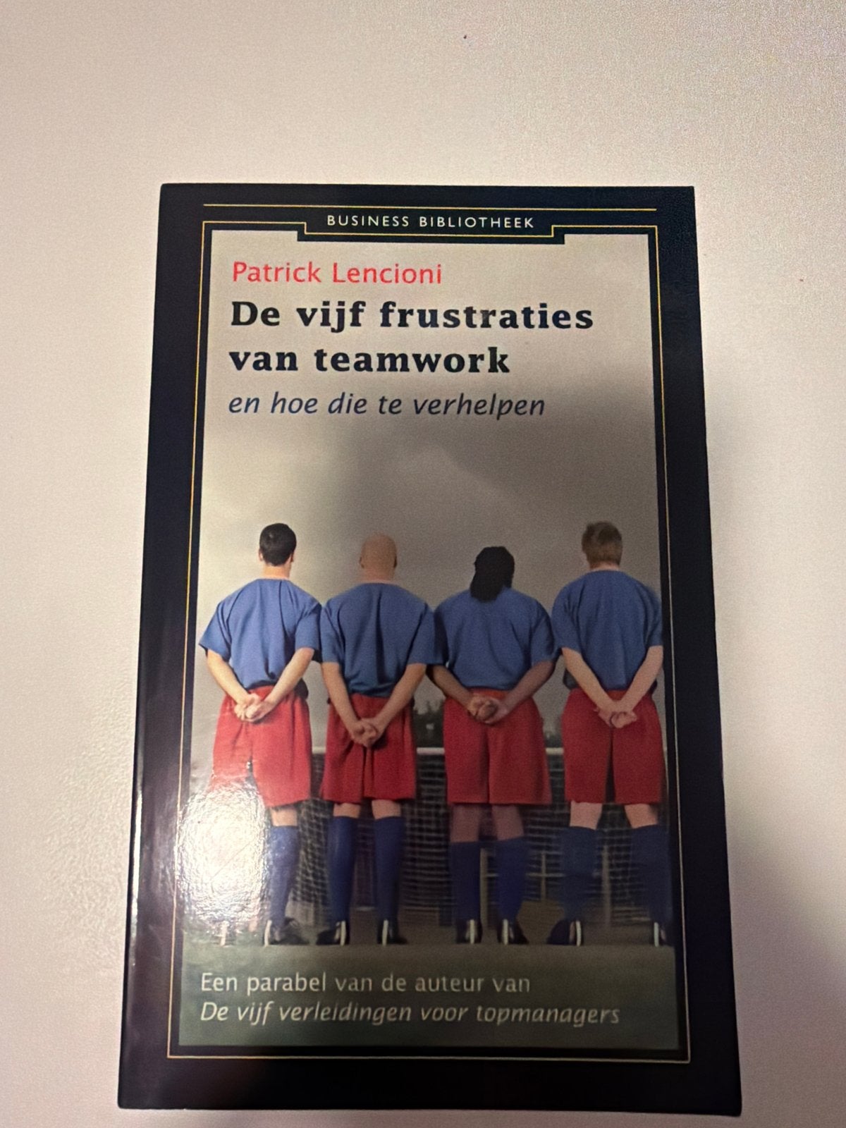 De vijf frustraties van teamwork - Patrick Lencioni, Ophalen of Verzenden, Zo goed als nieuw, Management