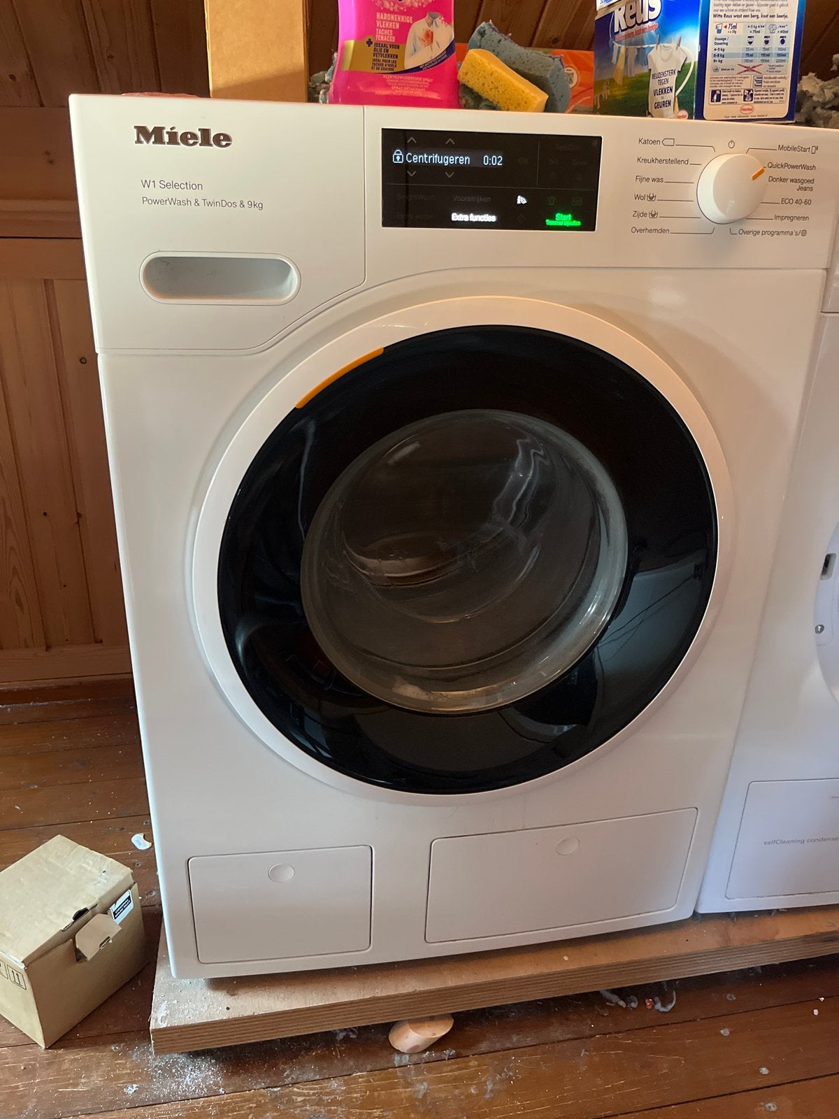 Miele W1 Selection PowerWash & TwinDos 9kg Wasmachine, Witgoed en Apparatuur, Wasmachines, Ophalen, 1200 tot 1600 toeren, 8 tot 10 kg