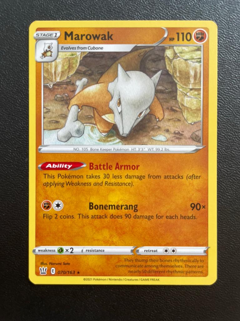 Marowak 070/163 Battle Styles Packfresh, Ophalen of Verzenden, Zo goed als nieuw