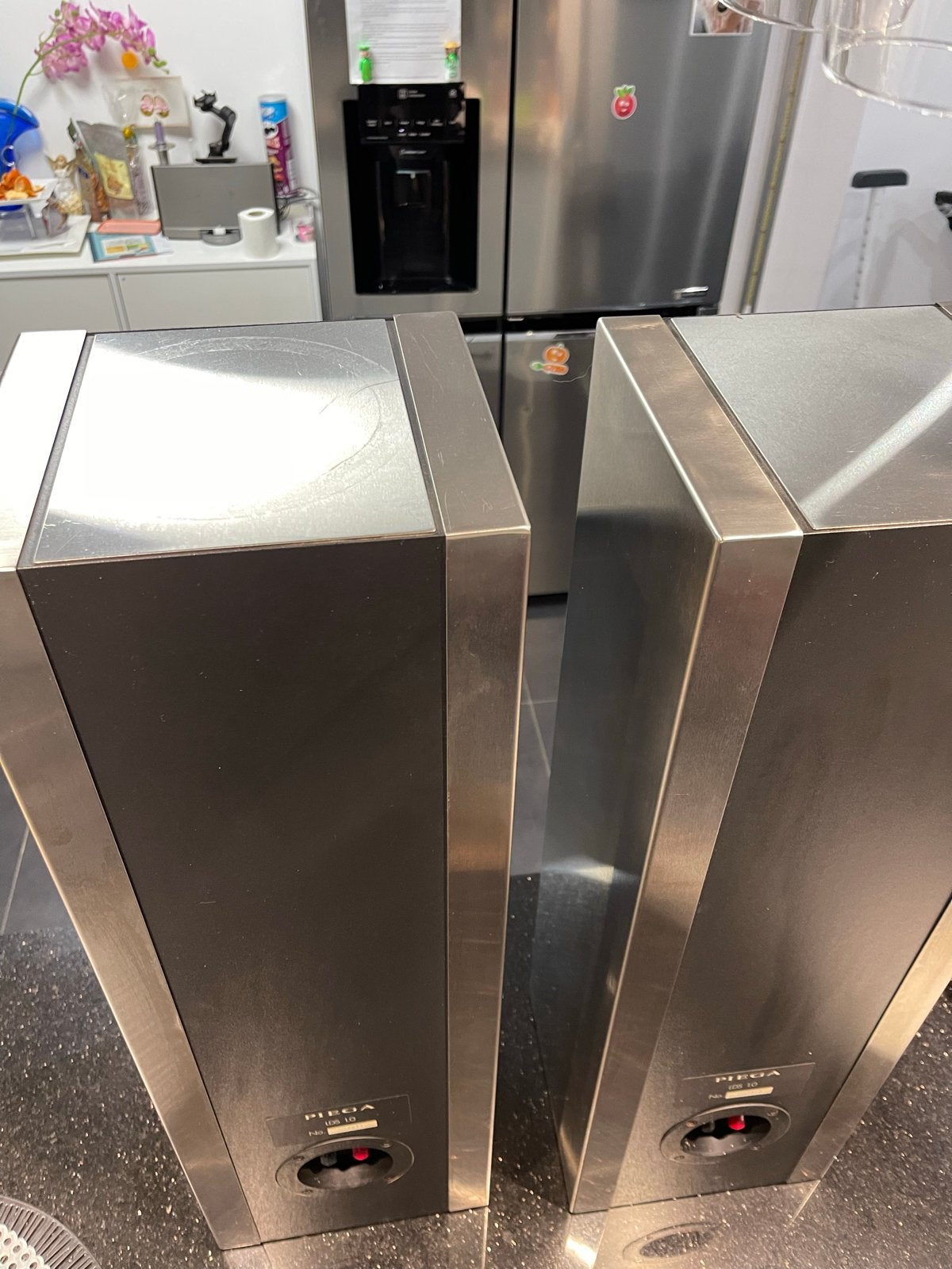 Piega LDS 1.0 Luidsprekers - Set van 2, Audio, Tv en Foto, Luidsprekers, Gebruikt, 60 tot 120 watt, Overige merken, Ophalen
