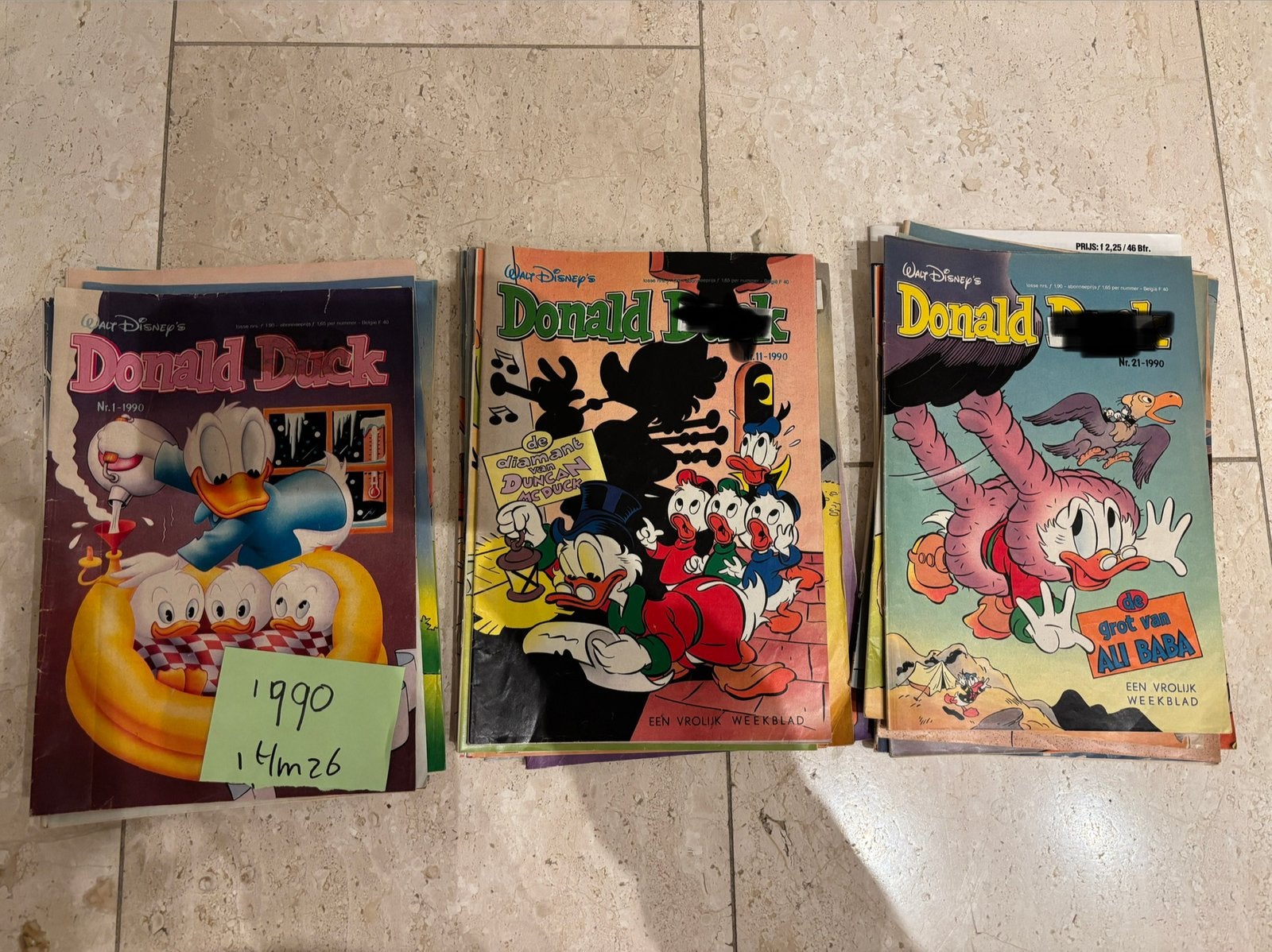 Donald Duck niet conpleet 1990 nr 1 t/m 26, Eén comic, Ophalen, Gelezen, Europa