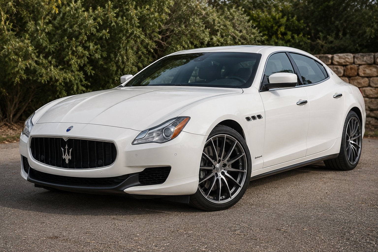 Maserati Quattroporte 3.0 S Q4 302KW 2014 Zwart, Ophalen, Nieuw, Zwart, Onder de knie