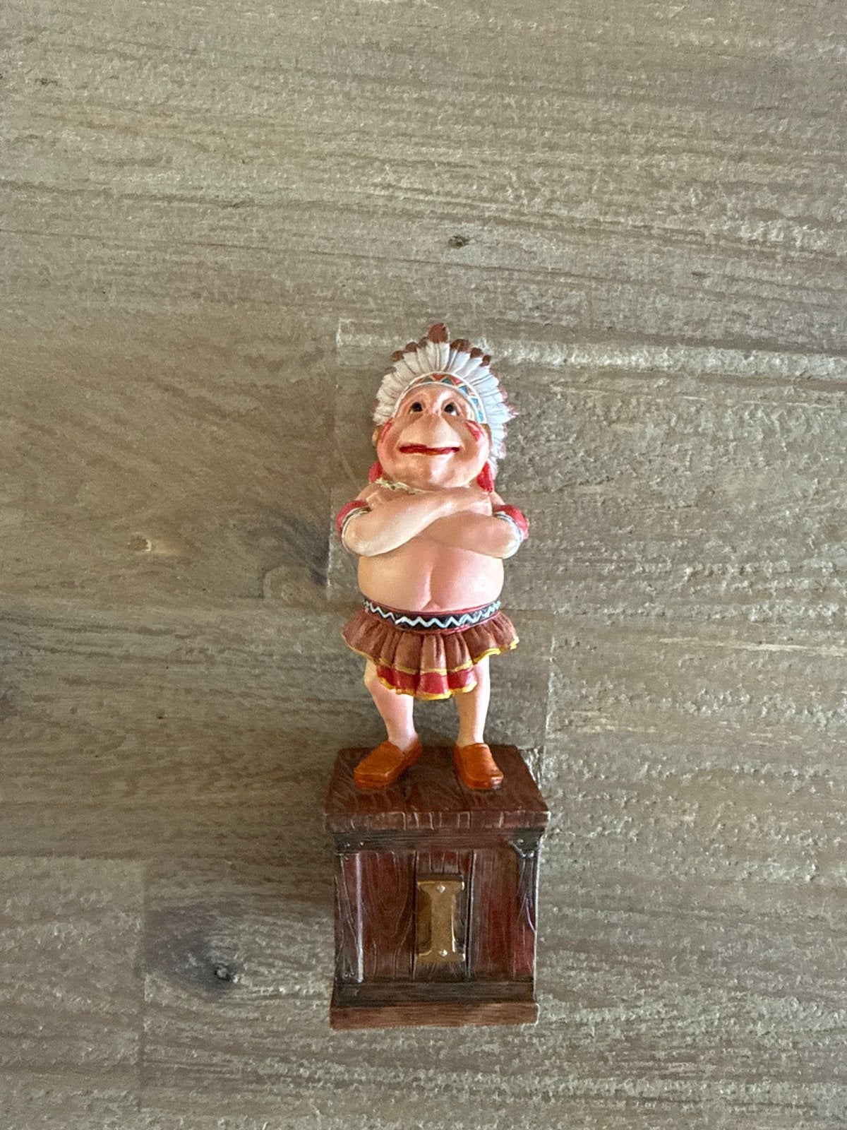 Efteling Indianenbeeldje - De Laaf Collection - Letter i, Ophalen of Verzenden, Zo goed als nieuw, Beeldje of Poppetje