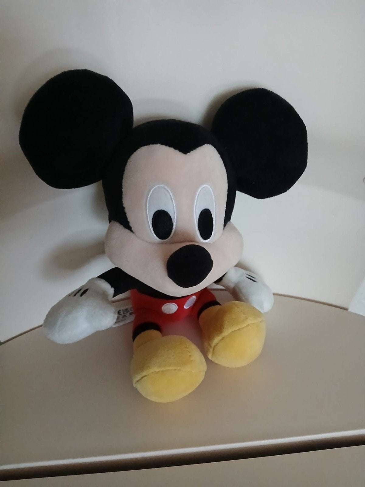 Disney knuffeltje Mickey Mouse 20 cm, Ophalen of Verzenden, Mickey Mouse, Gebruikt, Knuffel