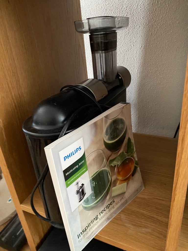 Philips Avance HR1947 slowjuicer, Witgoed en Apparatuur, Juicers, Ophalen, Gebruikt, Elektrisch, Slowjuicer