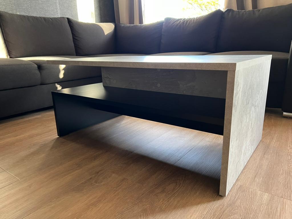 Marble Salontafel Grijs/Zwart, Ophalen