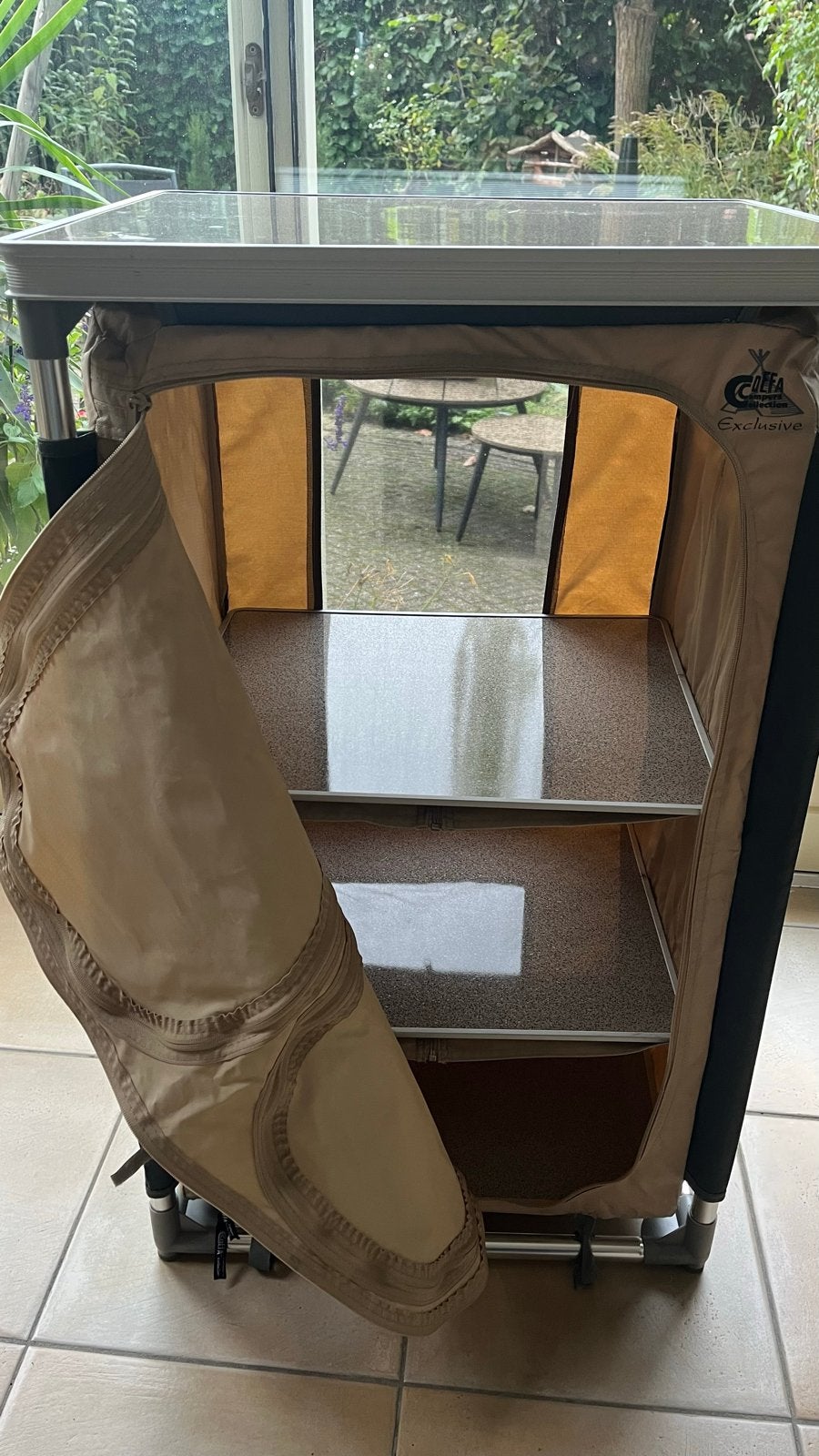 2 x DEFA Exclusive Campingkast - Opvouwbaar en Compact, Ophalen, Gebruikt