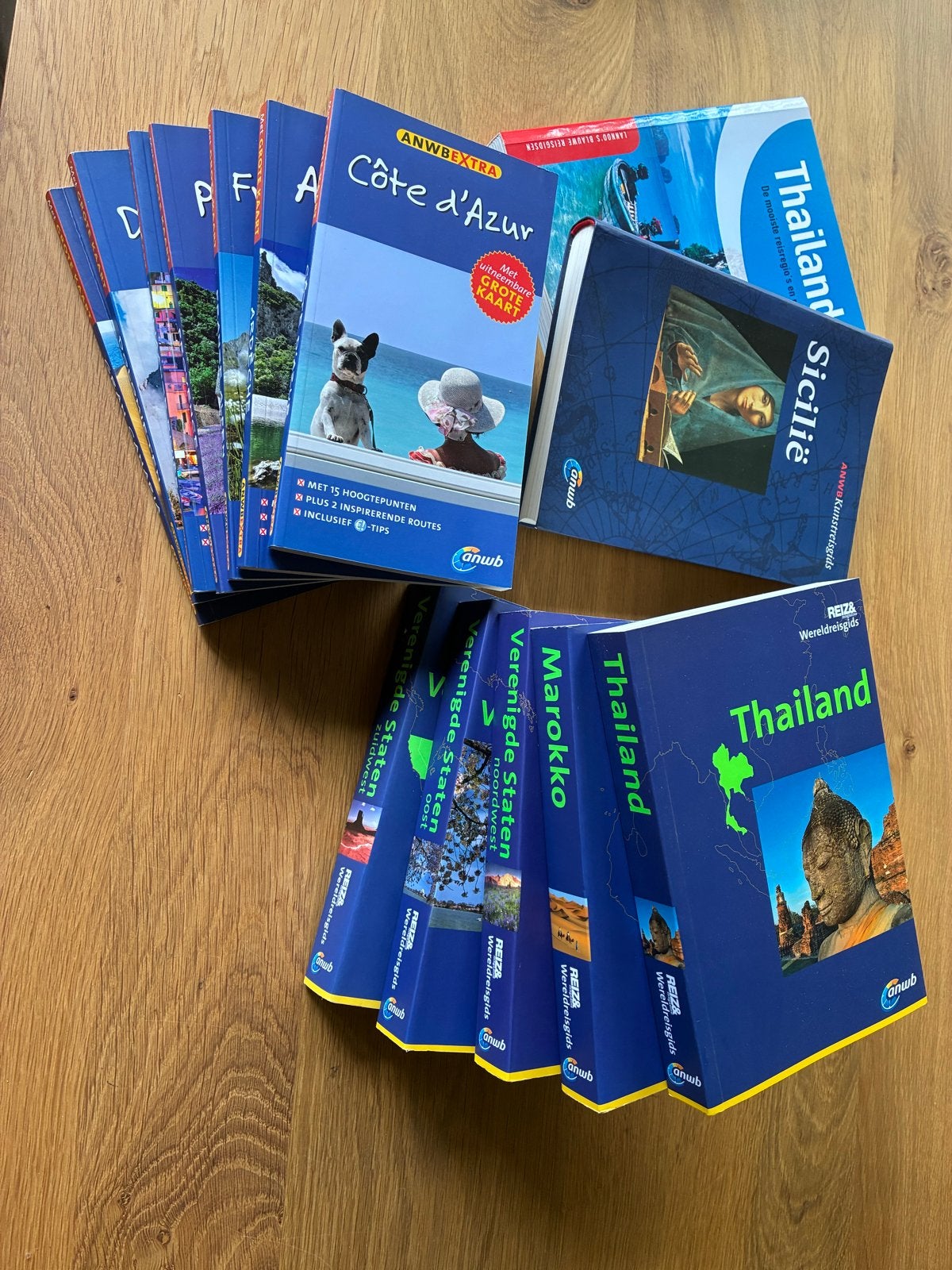 Reisboeken: ANWB Extra en ANWB Wereldgidsen, Europa, Reisgids of -boek, ANWB, Ophalen