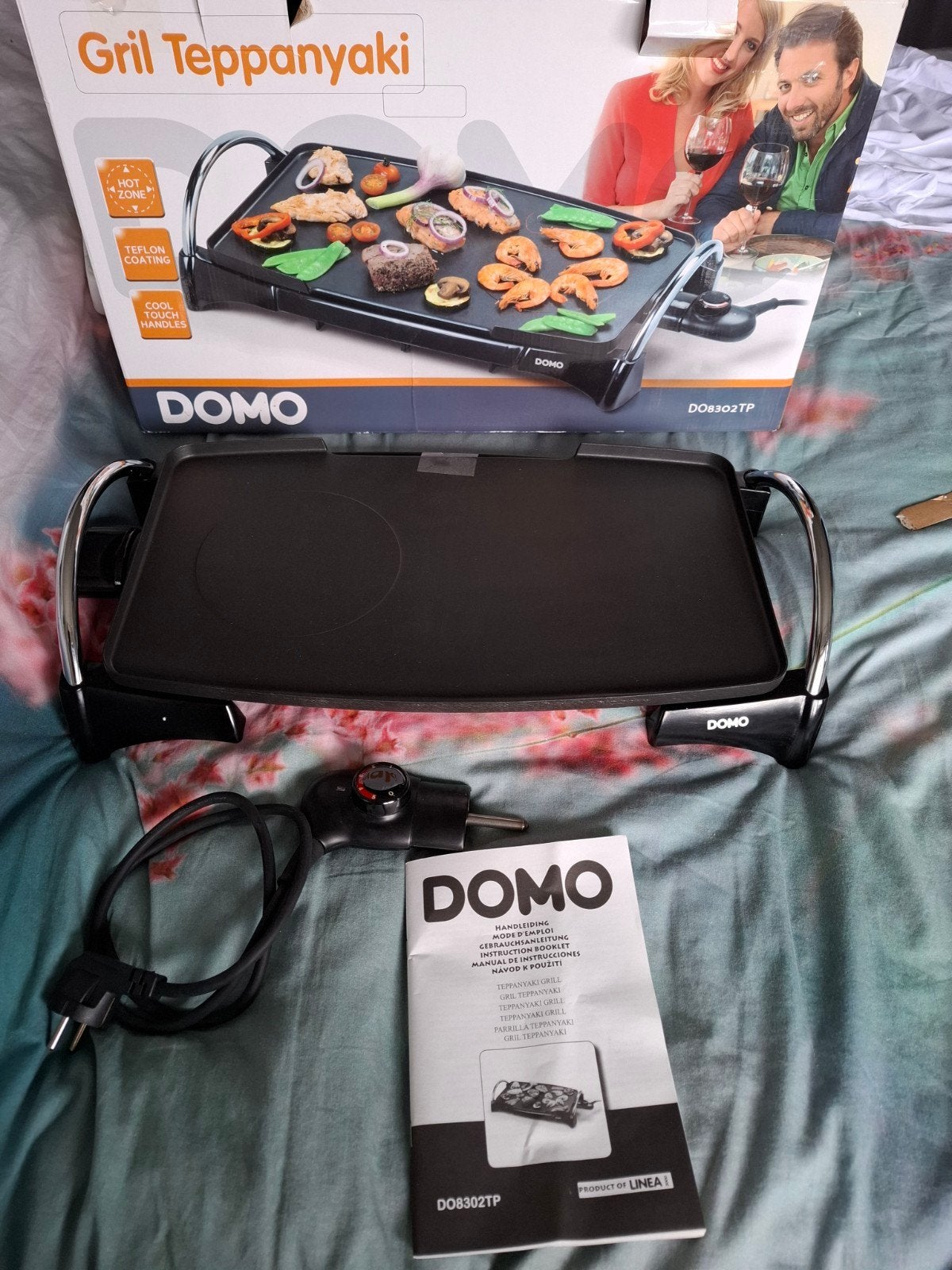 Teppanyaki Grilplaat van DOMO, Witgoed en Apparatuur, Ophalen, Zo goed als nieuw, Tafelgrill