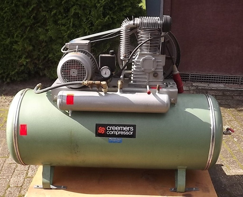 Compressor, Creemers compressor., Ophalen, 400 tot 800 liter/min, Zo goed als nieuw, 6 tot 10 bar