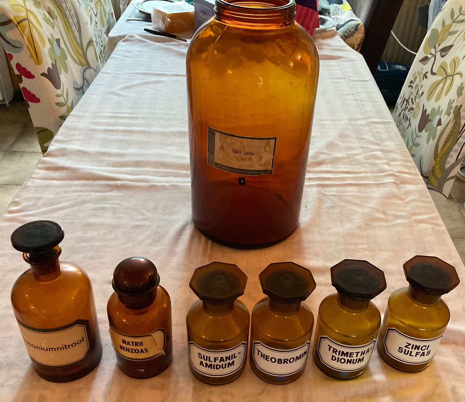 Apothekers flessen en 1 Voorraad pot, Antiek en Kunst, Ophalen of Verzenden