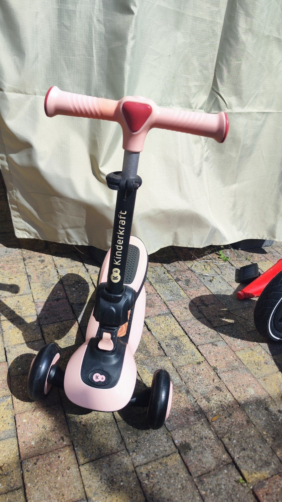 Kinderkraft 2-in-1 Step Roze, Ophalen of Verzenden, Gebruikt, Gewone step
