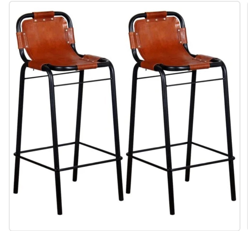 Barkruk, Ophalen, 60 tot 90 cm, Nieuw, Leer