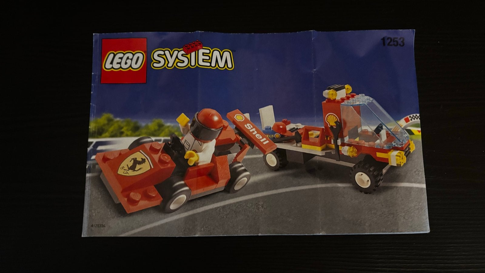 Lego Shell Ferrari F1 Racers Transport Set 1253, Gebruikt, Overige thema's, Lego, Ophalen of Verzenden