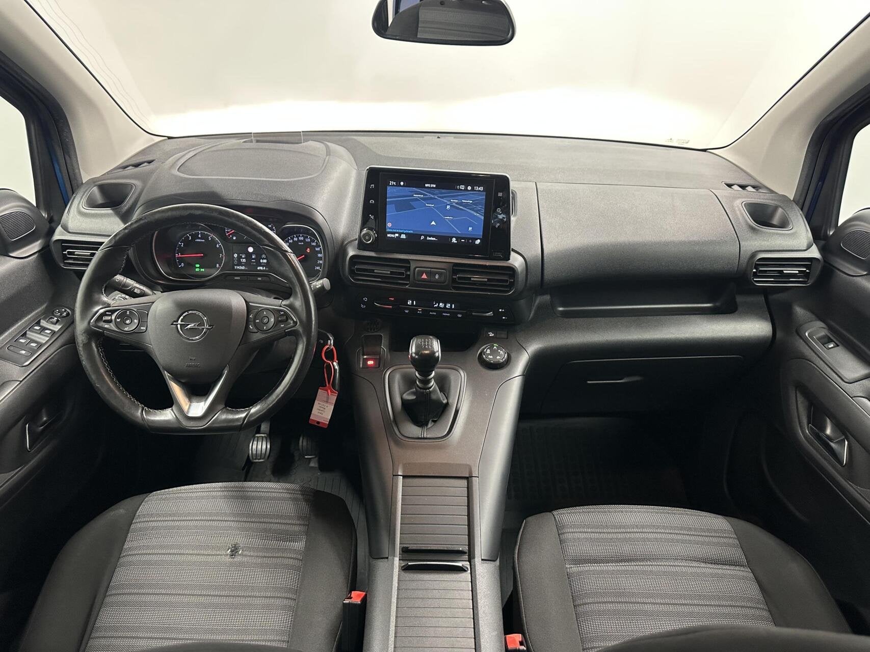 Opel Combo Life 1.2 Turbo L2H1 Edition CAMERA TREKHAAK HUD C, Stof, Gebruikt, Met garantie (alle), Blauw