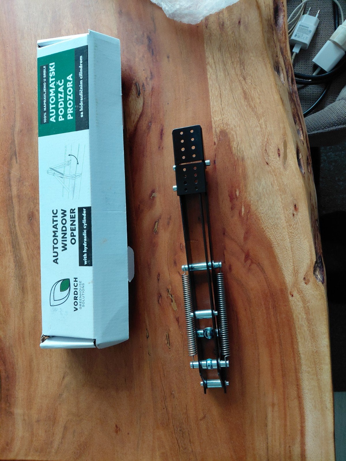 Automatische Raamopener Kas - Zware Uitvoering Dubbele Veer, Ophalen, Nieuw