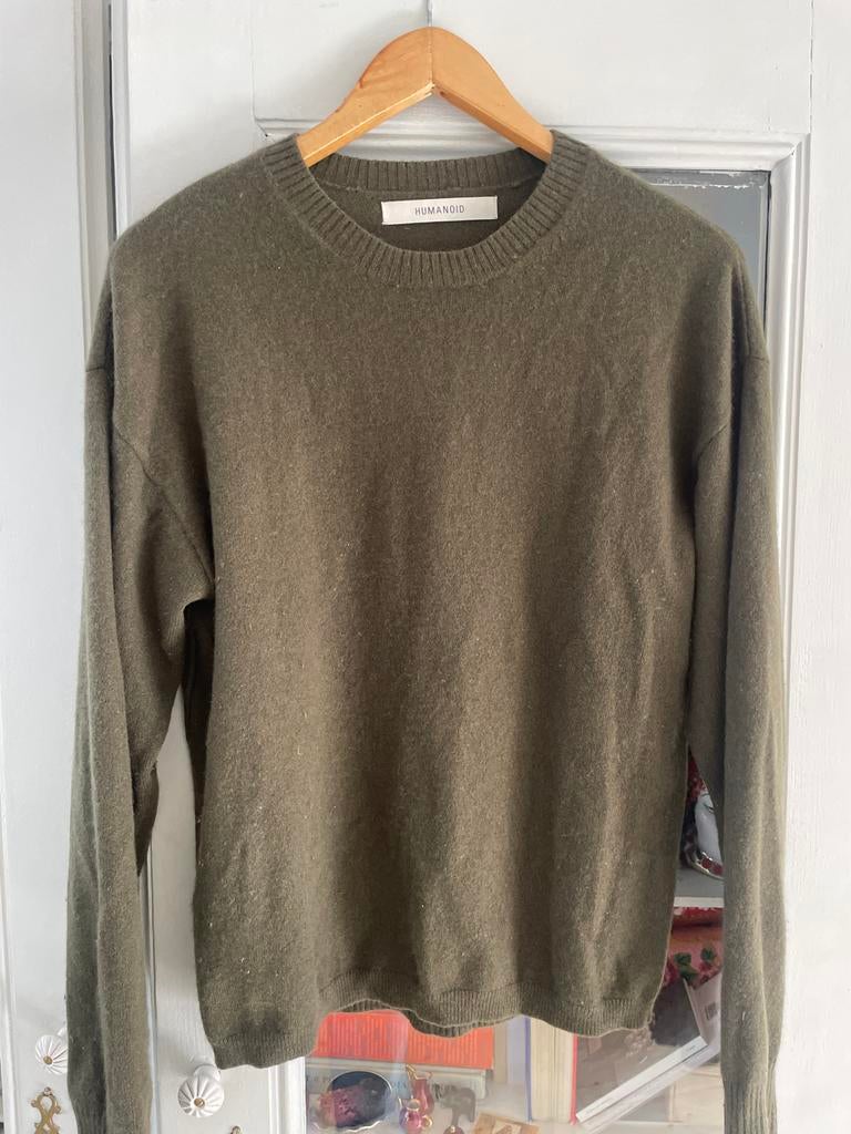 Humanoid 100% Kasjmier Trui - Zo goed als nieuw, Kleding | Dames, Ophalen of Verzenden, Zo goed als nieuw, Maat 38/40 (M), Groen