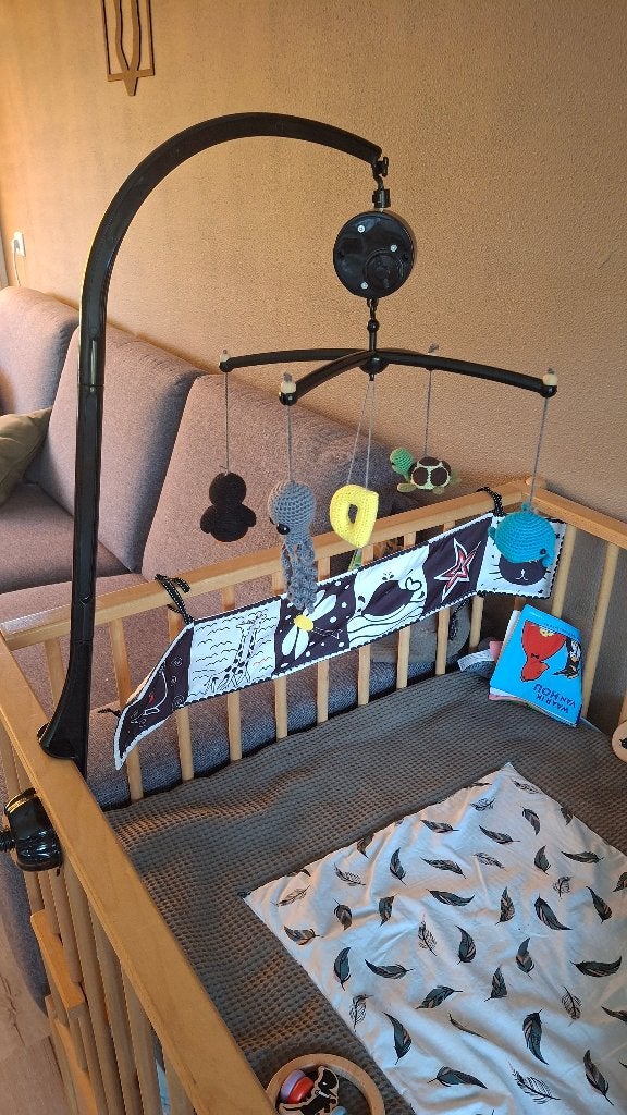 Draagbaar mobile voor boven baby bed / ledikant, Kinderen en Baby's, Ophalen of Verzenden, Zo goed als nieuw, Overige typen