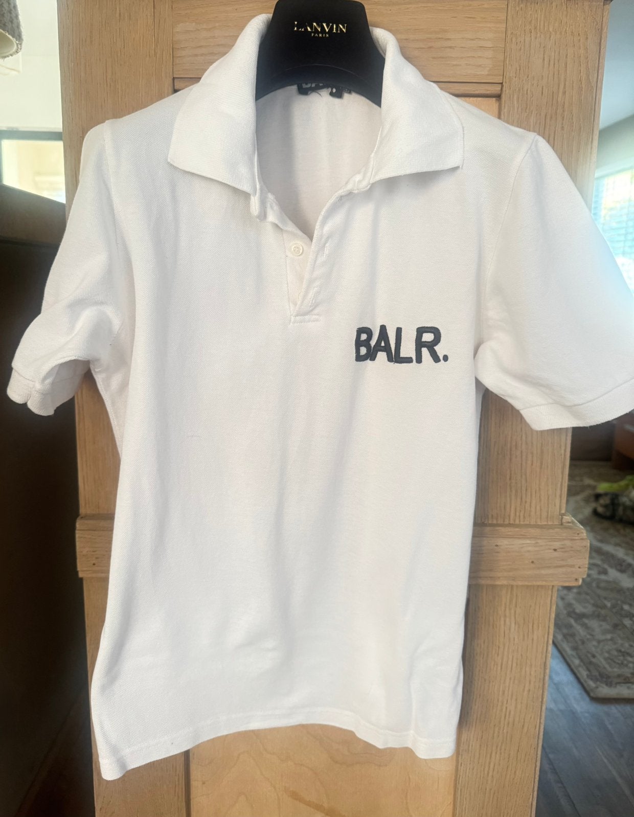 Heren polo wit, Kleding | Heren, Ophalen of Verzenden, Gedragen, Maat 52/54 (L), Wit