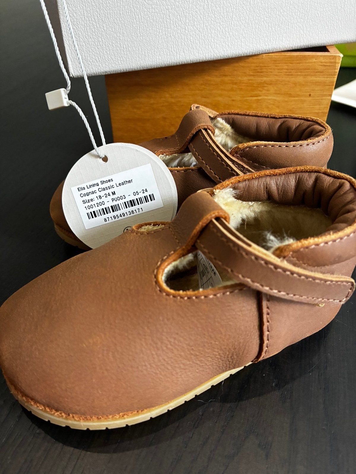 Donsje Amsterdam Ella lining cognac leren 18-24M, Schoentjes, Jongetje of Meisje, Nieuw, Ophalen of Verzenden