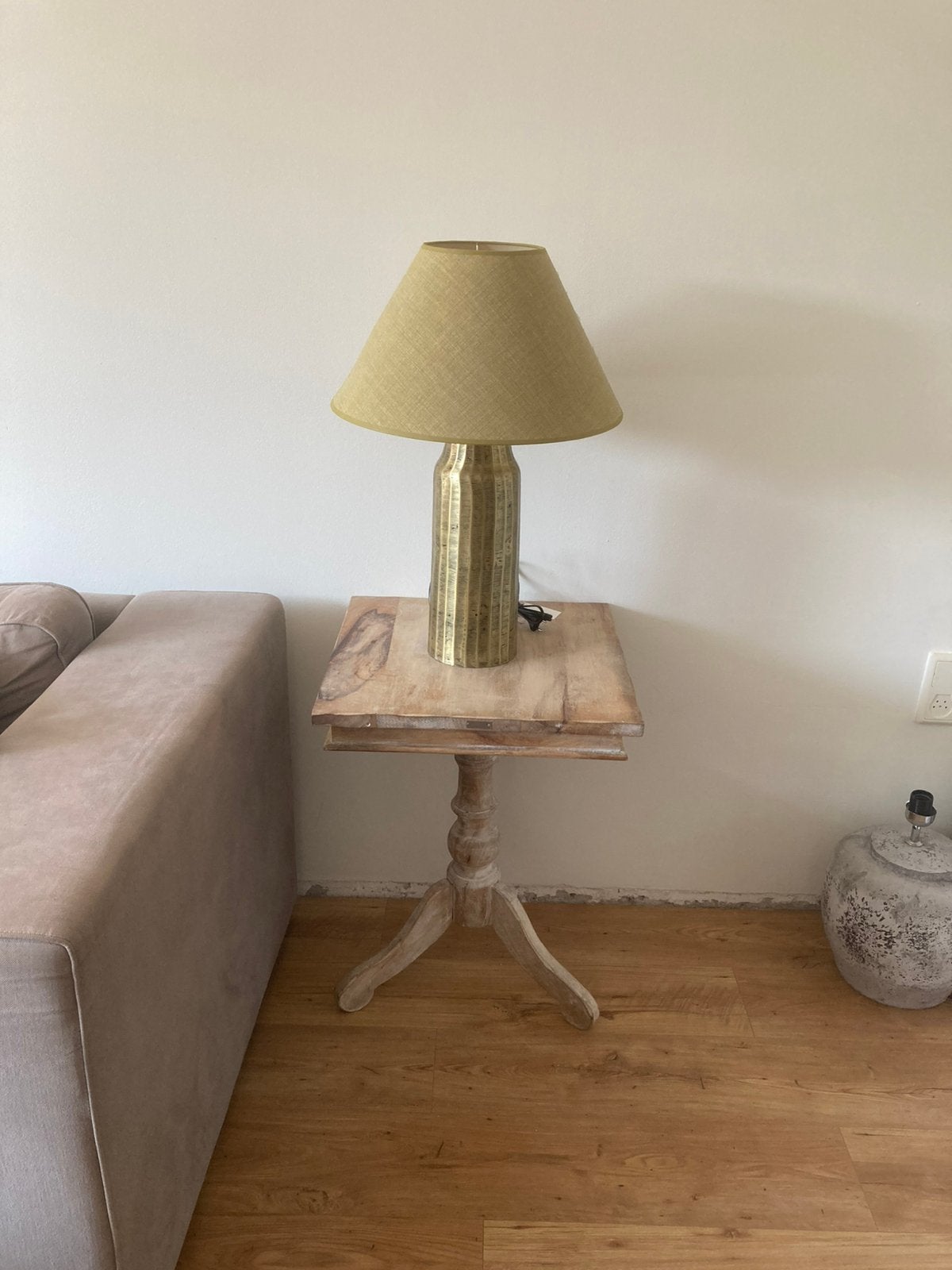 Lampenvoet light en living timi goudkleurig, Huis en Inrichting, Lampen | Tafellampen, Ophalen of Verzenden, Zo goed als nieuw