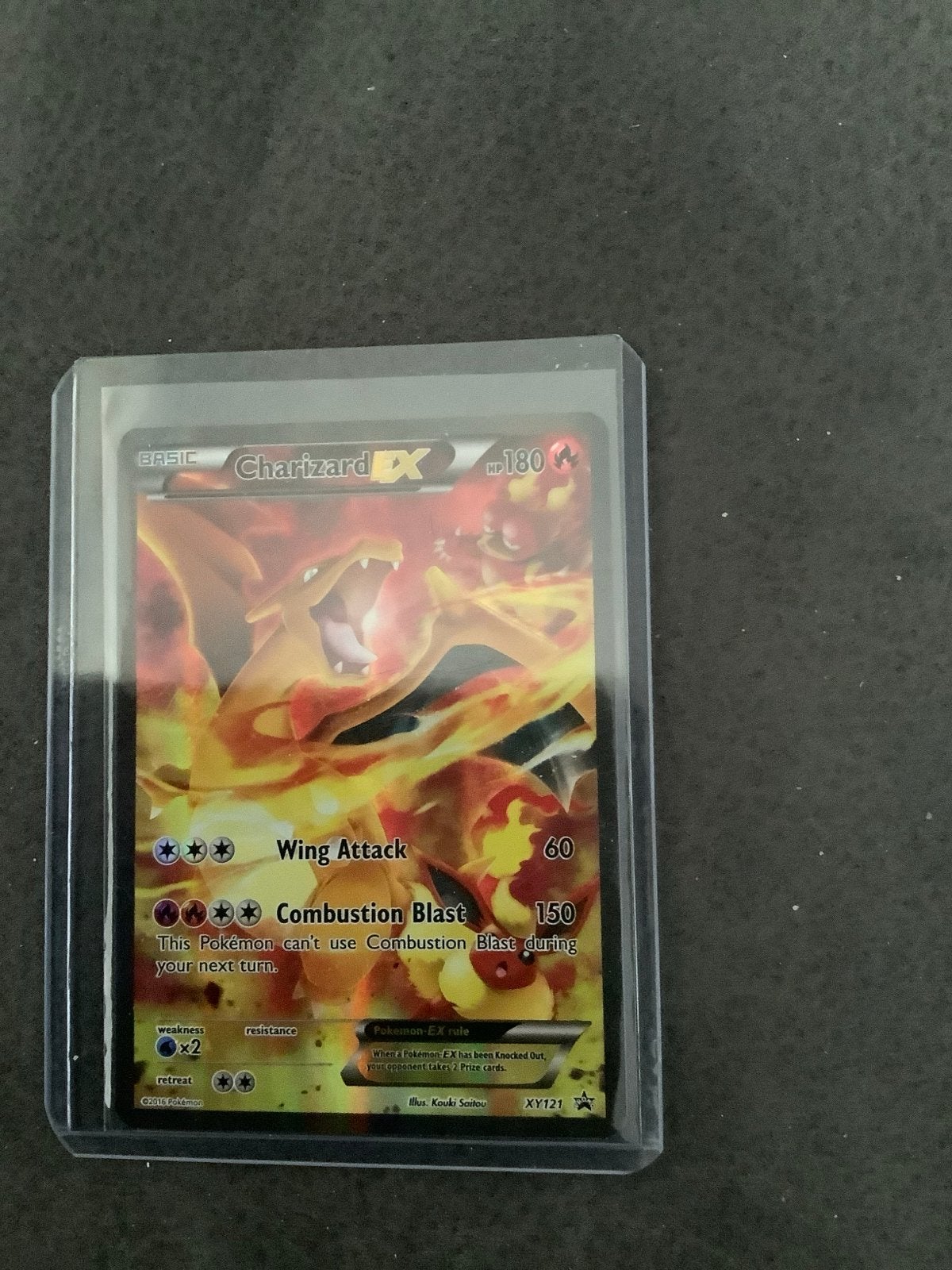 Charizard EX XY121 Pokémon Kaart - Zo goed als nieuw, Ophalen of Verzenden, Zo goed als nieuw, Losse kaart