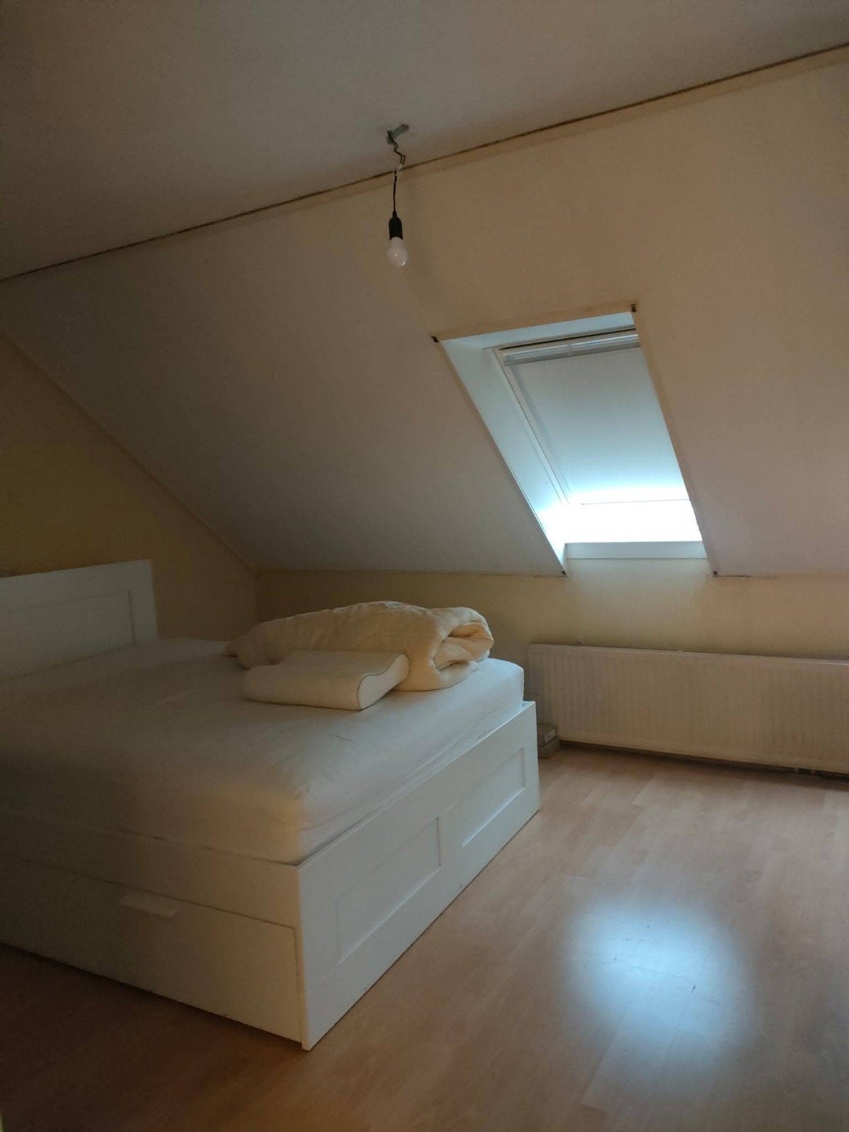 Tweepersoonsbed met opbergruimte - Wit, zo goed als nieuw, Ophalen, Wit, Tweepersoons, 140 cm