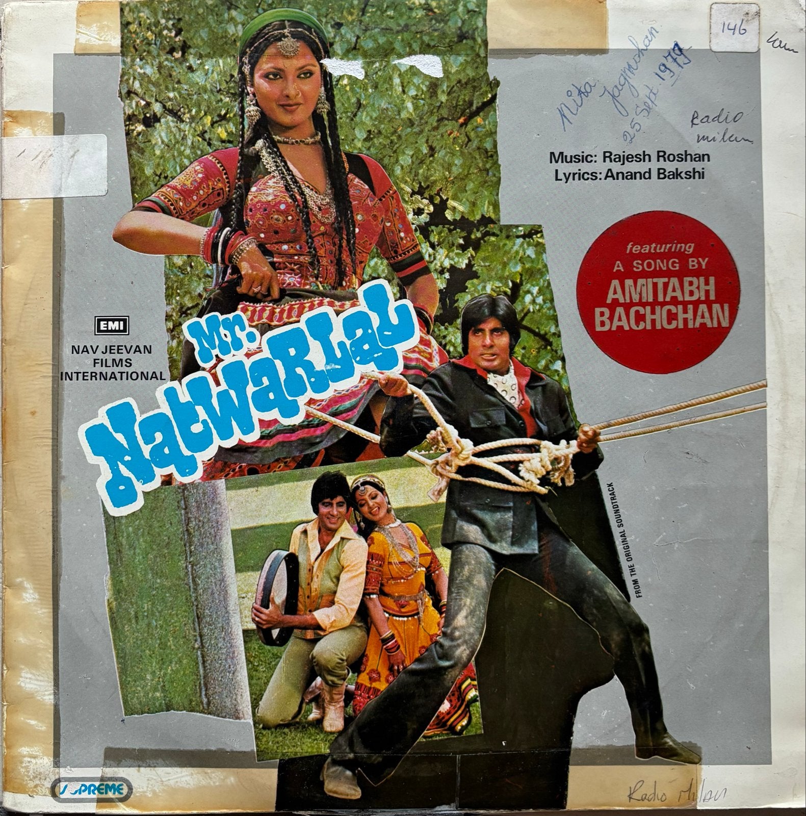 Mr. Natwarlal Soundtrack LP - Bollywood Vinyl, Verzenden, 1970 - 1979, Gebruikt, 12 inch