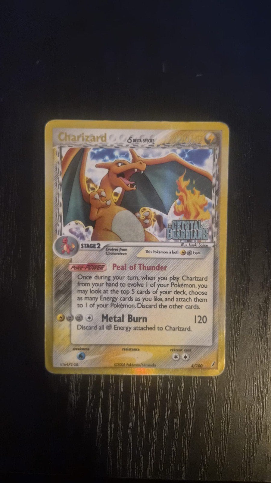 Charizard Delta Species Reverse Holo CG4, Ophalen of Verzenden, Gebruikt, Losse kaart