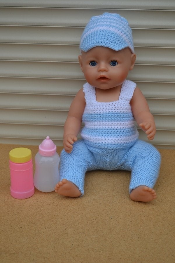 Mooi Zapf baby born pop NR 8805, Ophalen of Verzenden, Zo goed als nieuw, Babypop