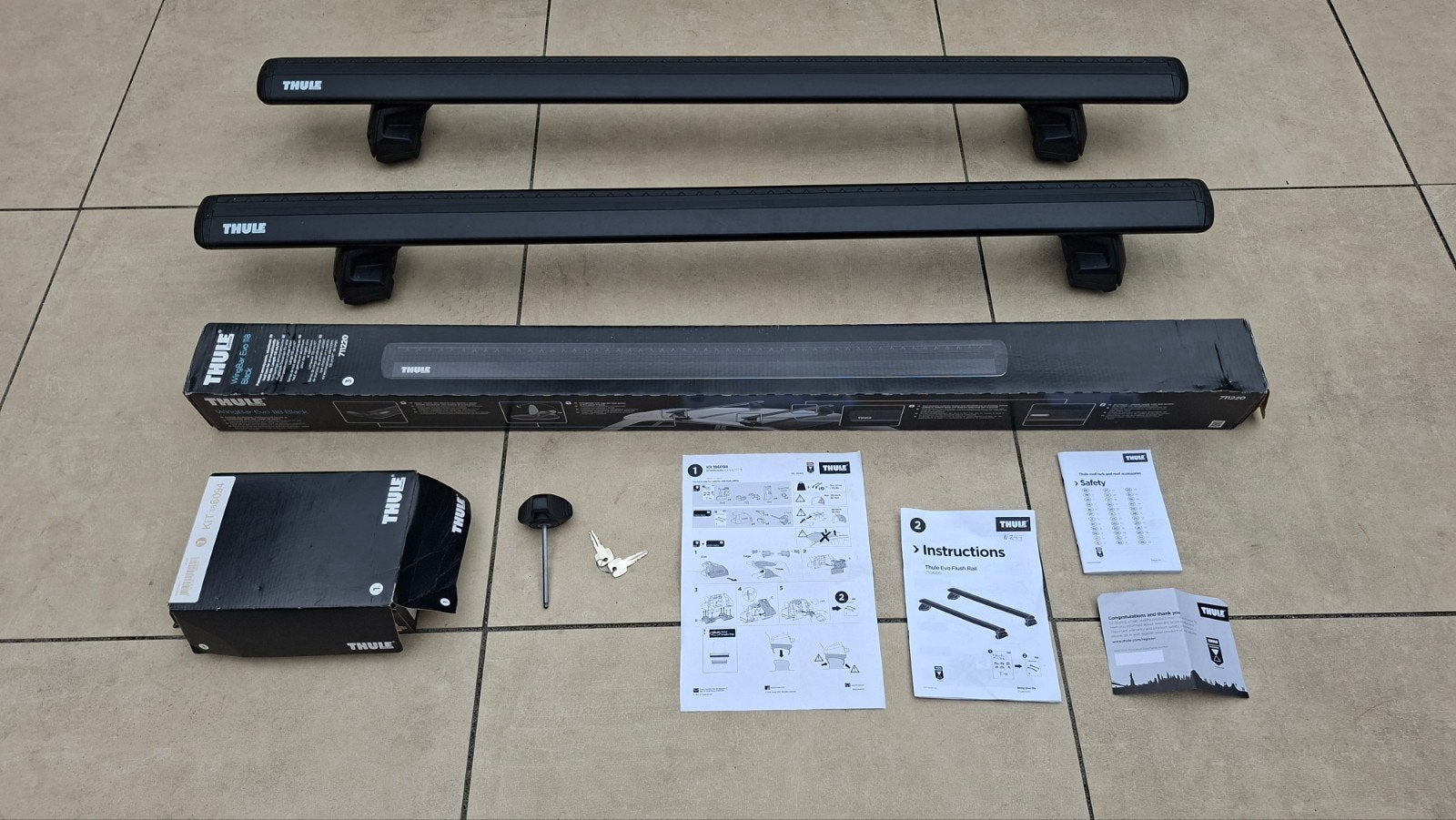 Thule WingBarEvo 118 Black dakdragers Hyundai Kona 2017-2023, Ophalen, Zo goed als nieuw